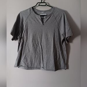 REIGNING CHAMP Grey Cotton Top L